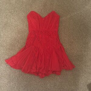 Hello Molly Red corset dress :)
